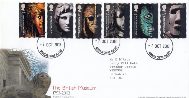 2003 (10) British Museum - RM - Windsor Castle CDS