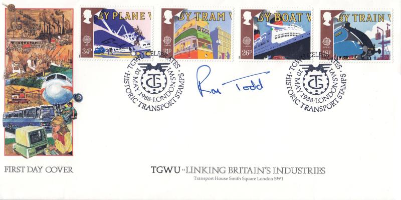 1988 (05) Transport - Covercraft TGWU Official - Signed by the late Ron Todd
