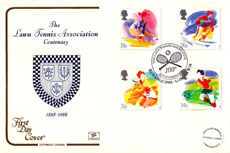 1988 (03) Sports - Cotswold 'The Lawn Tennis Association Centenary' Official