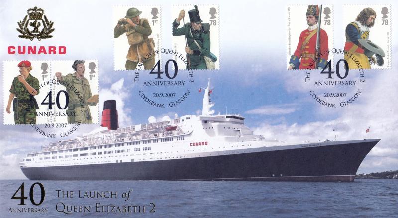 2007 (09) British Army Uniforms - Internet Stamps 'Queen Elizabeth II' Official - With the FULL SET