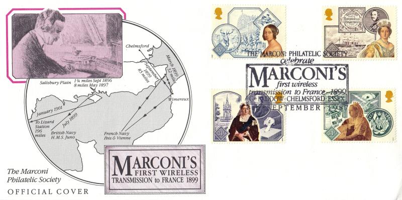 1987 (09) Victorian Britain - G&P 'Marconi Philatelic Society' Official