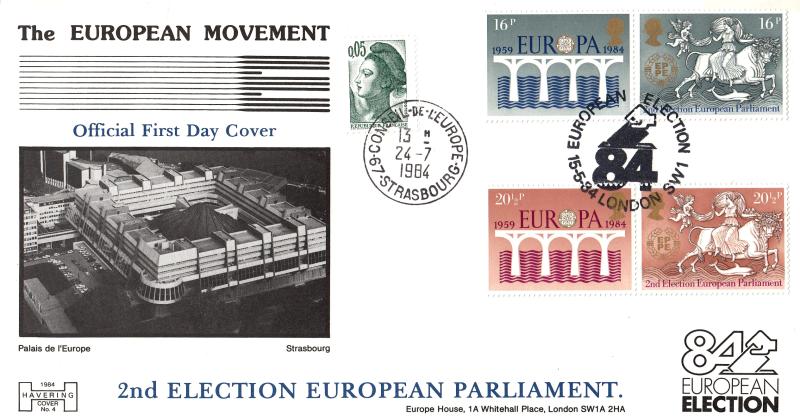 1984 (05) Europa - Havering European Elections Official (Doubled in Strasbourg)