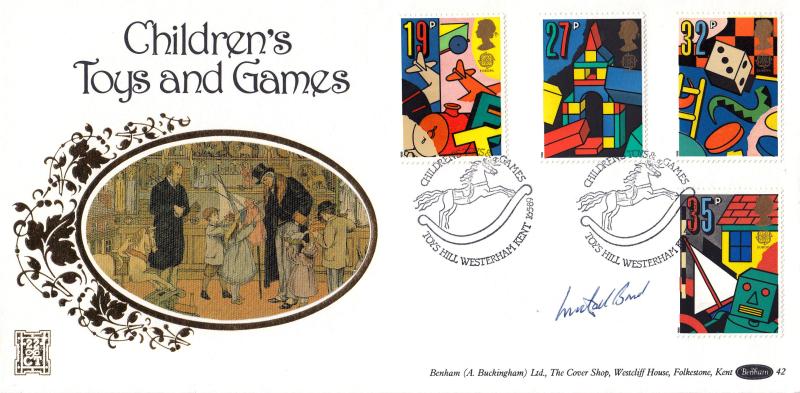 1989 (05) Games & Toys - Benham Gold (500) Official - Signed by Michael Bond