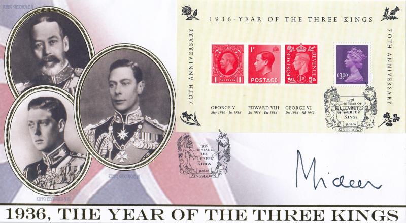 2006 (08) Three Kings M/S - Internet/Buckingham Official - Signed by HRH Prince Michael of Kent