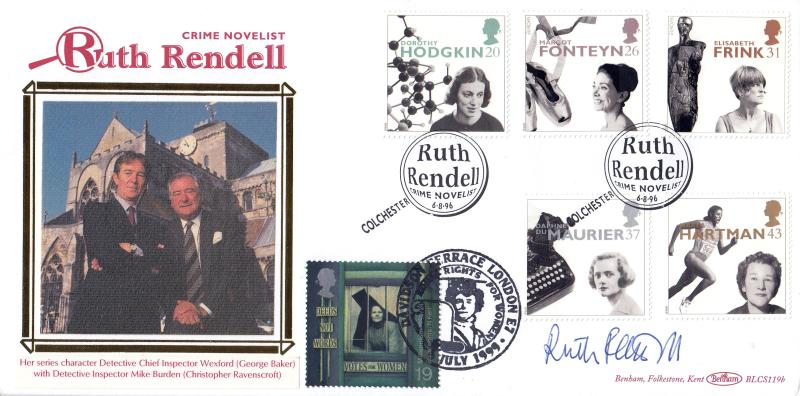 1996 (08) Women - Benham BLCS 119 Official - Doubled in 1999 - Signed by Ruth Rendell