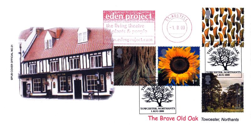 2000 (08) Tree & Leaf - Brazier 'Pub' Official + Eden Project Meter Mark