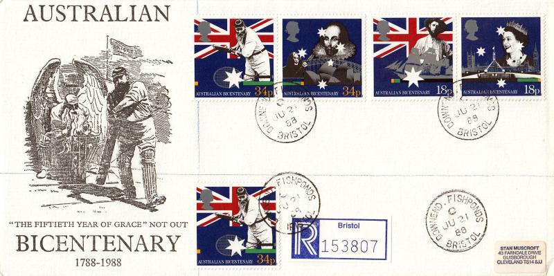 1988 (06) Australia - Muscroft 'WG Grace' Special - Downend CDS
