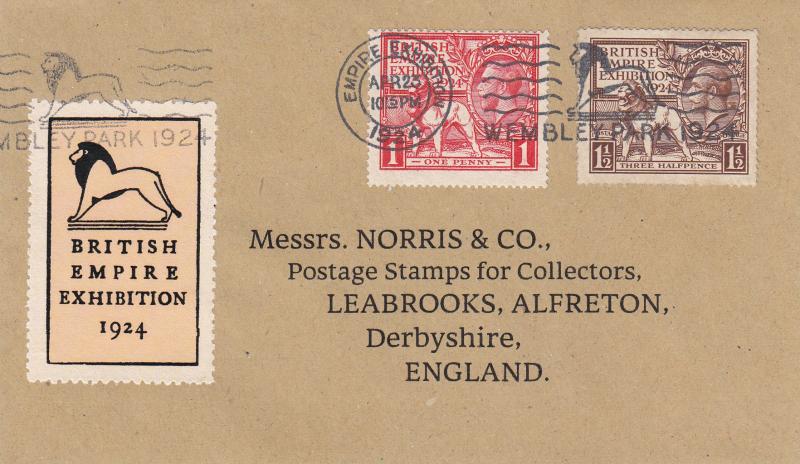 1924 (04) Wembley Exhibition - Wembley Park Slogan - FORGERY