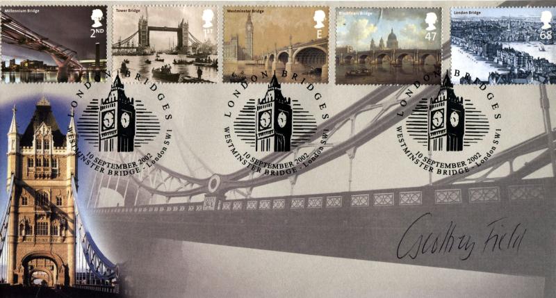 2002 (09) London Bridges - Steven Scott 'Tower Bridge' Official - Signed by Geoffrey Field