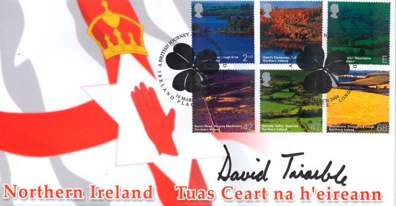 2004 (03) Northern Ireland - Steven Scott Official - Signed by David Trimble