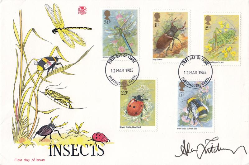 1985 (03) Insects - Stuart - Portsmouth FDI - Signed by Alan Titchmarsh