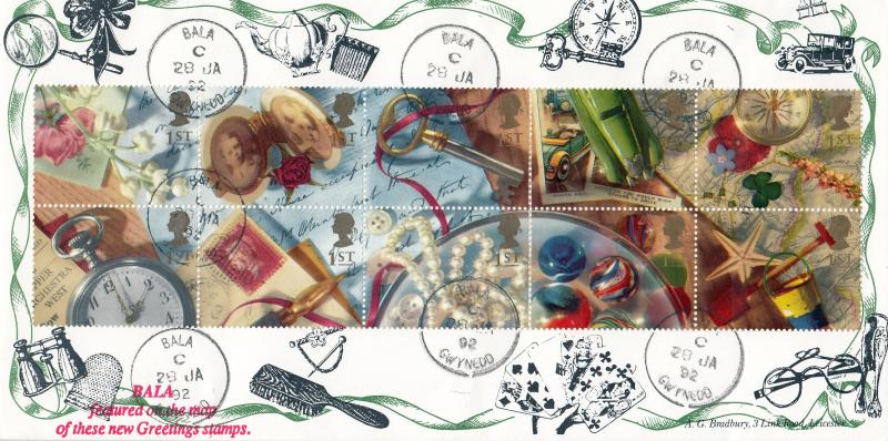 1992 (01) Greetings - Bradbury Official - Bala CDS