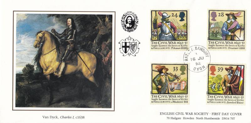 1992 (06) Civil War - Covercraft 'Charles I Painting' Official - Ratley CDS
