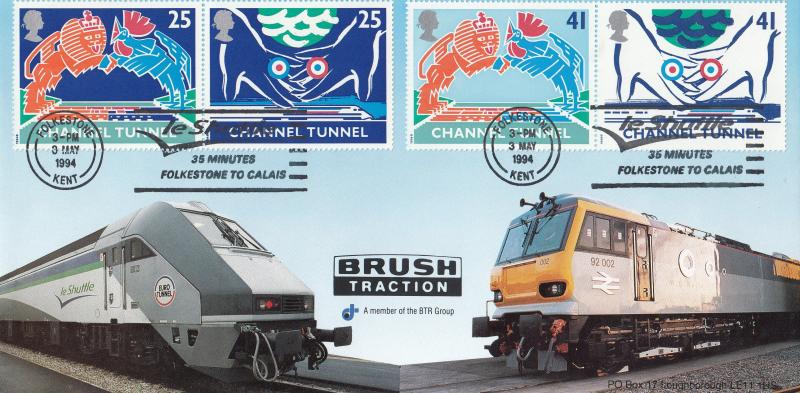 1994 (05) Channel Tunnel - Bradbury 'Brush Traction' Official - Le Shuttle Slogan
