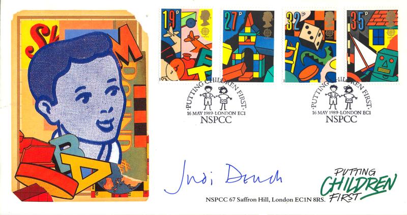 1989 (05) Games & Toys - Covercraft NSPCC Official - Signed by Dame Judi Dench