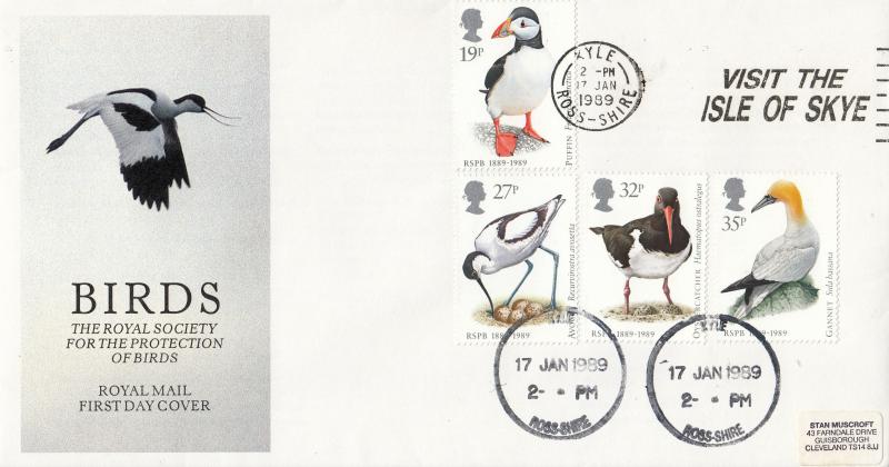 1989 (01) Birds - RM - Visit The Isle of Skye Slogan