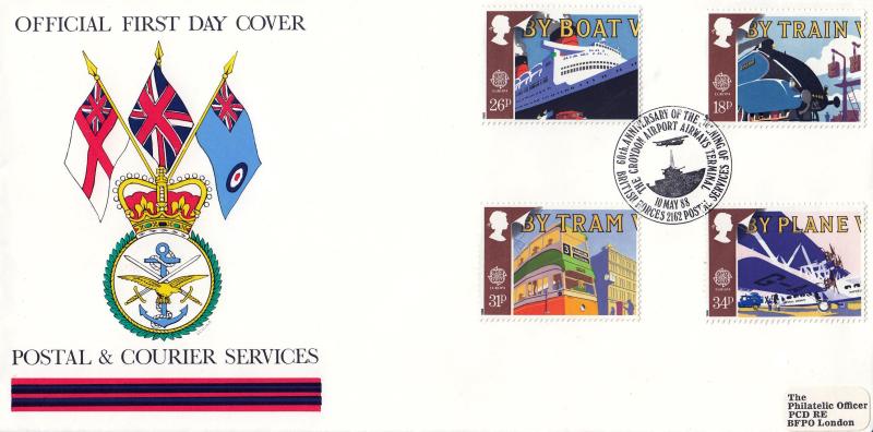 1988 (05) Transport - Postal & Courier Services - Croydon Airport Airways Terminal BF2162PS H/S