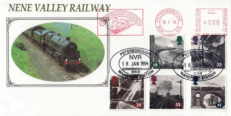 1994 (01) The Age of Steam - Nene Valley Railway ALTERNATIVE Official + Nene Valley Railway Meter Mark