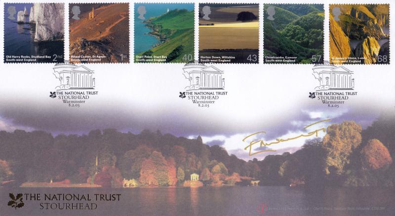 2005 (02) South West England - Internet Official - Signed by Emilia Fox