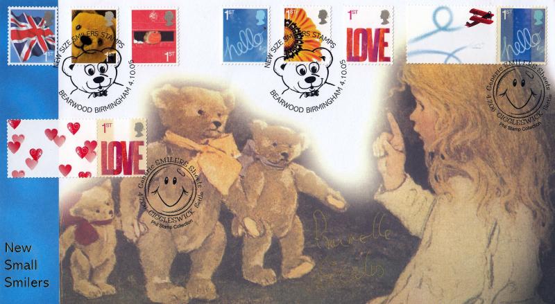 2005 (10) Small Smilers - Internet Bearwood 'Special' - Doubled with the 2006 Set - Signed by Prunella Scales