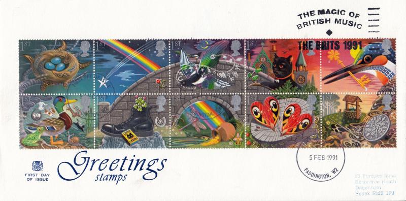 1991 (02) Greetings - Stuart - The Magic of British Music, The Brits Slogan
