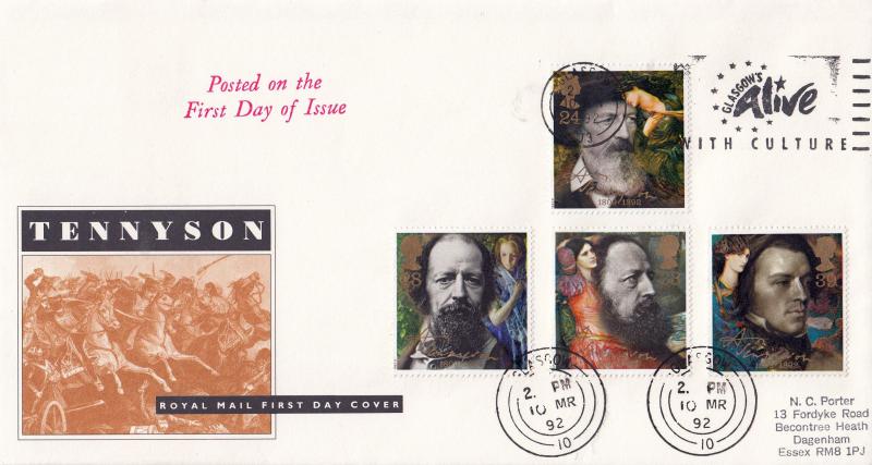 1992 (03) Tennyson - RM - Glasgow's Alive With Culture Slogan