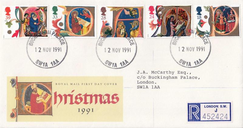 1991 (11) Christmas - RM - Buckingham Palace CDS