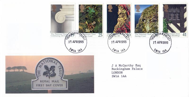 1995 (04) National Trust - RM - Buckingham Palace CDS