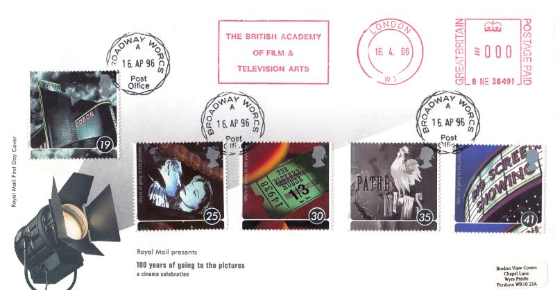 1996 (04) Films - RM - Broadway CDS + The British Academy of Film & Television Arts (BAFTA) Meter Mark