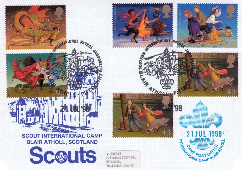 1998 (07) Magical Worlds - Scouts Blair Atholl Official (With Cachet)