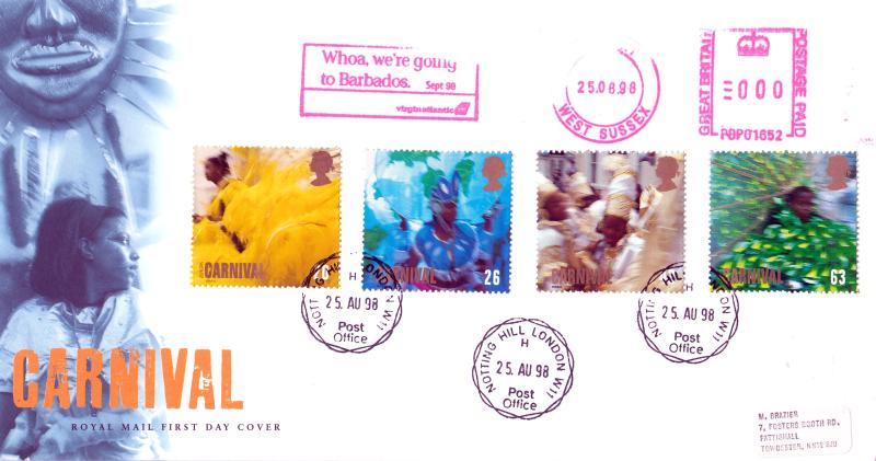 1998 (08) Carnival - RM - Notting Hill CDS + Virgin Atlantic Meter Mark