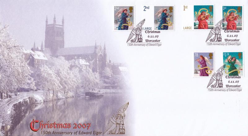 2007 (11) Christmas (Stamps) - Internet 'Worcester' Official