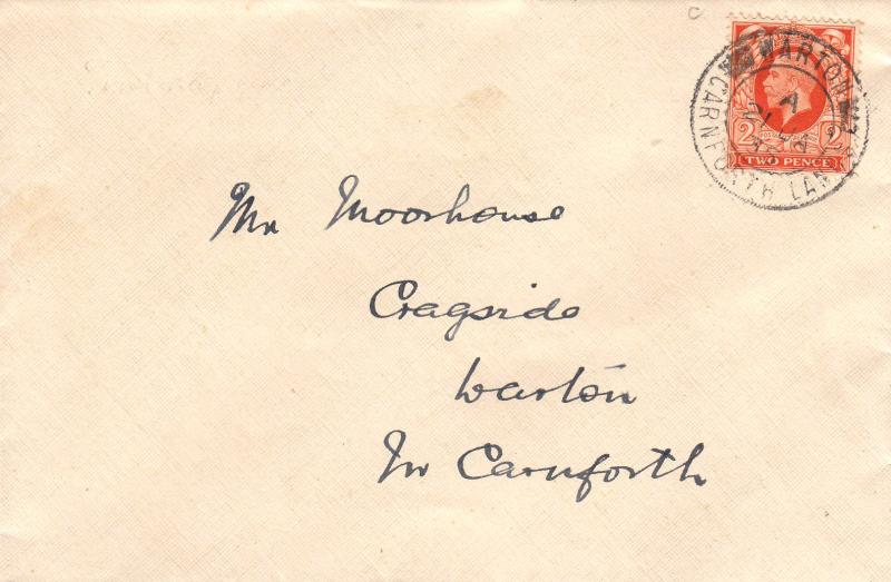 1935 (01) Photogravure 2d Orange Definitive - Plain - Warton CDS