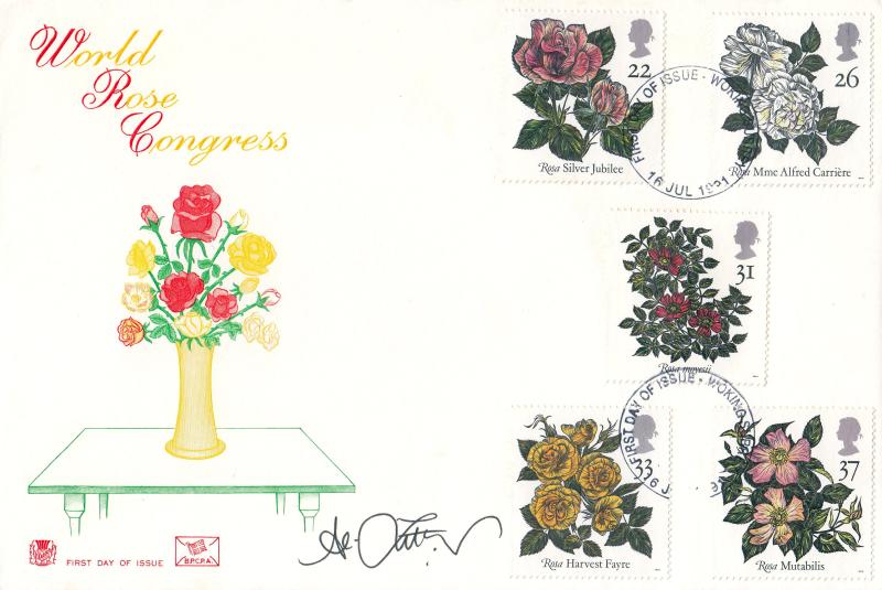 1991 (07) Roses - Stuart - Woking FDI - Signed by Alan Titchmarsh