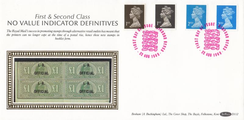 1989 (08) 1st & 2nd NVI's - Benham D112 - Windsor (3 Lions) H/S