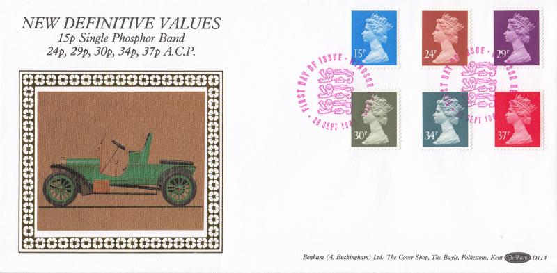 1989 (09) New Values - Benham D114 (Green Car Image) - Windsor (3 Lions) H/S