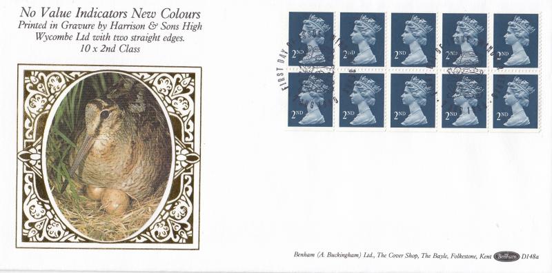 1990 (08) New NVI Colours - Benham D148a - Windsor (3 Lions) H/S