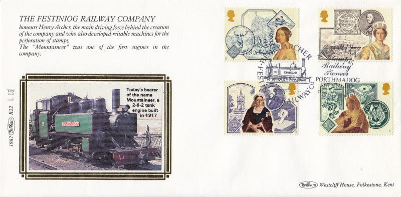 1987 (09) Victorian Britain - Benham Henry Archer, Festiniog L16 Official