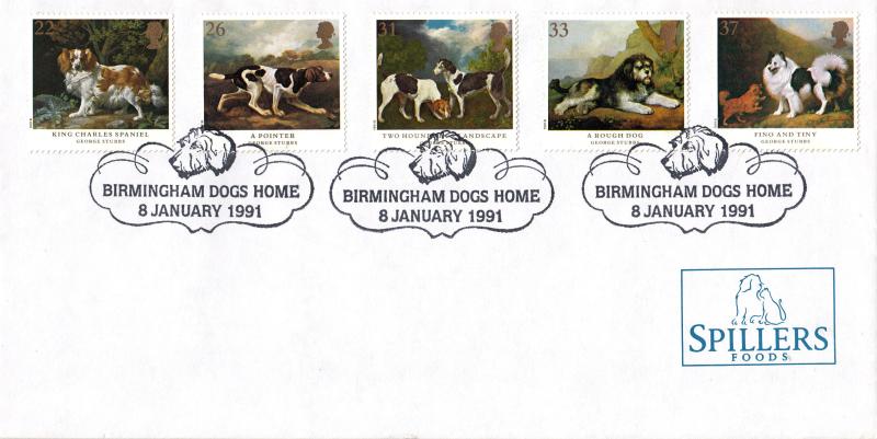 1991 (01) Dogs - Spillers Foods Cover - Birmingham Dogs Home H/S