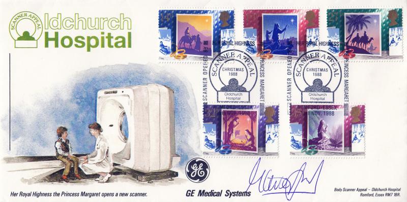 1988 (11) Christmas - Oldchurch Hospital Scanner Appeal Official - Signed by Steve Davis