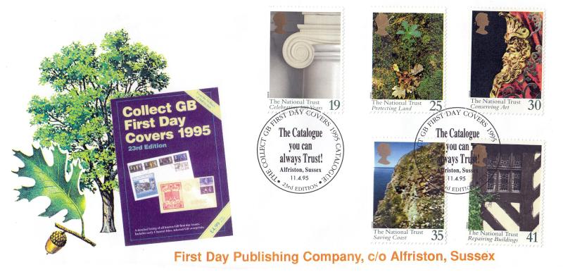 1995 (04) National Trust - First Day Publishing 'Alfriston' Official