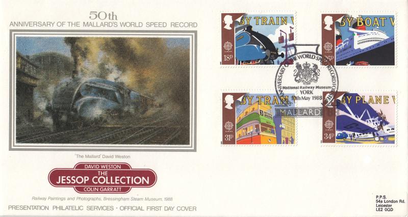 1988 (05) Transport - PPS 'The Jessop Collection' Special - Mallard, National Railway Museum H/S