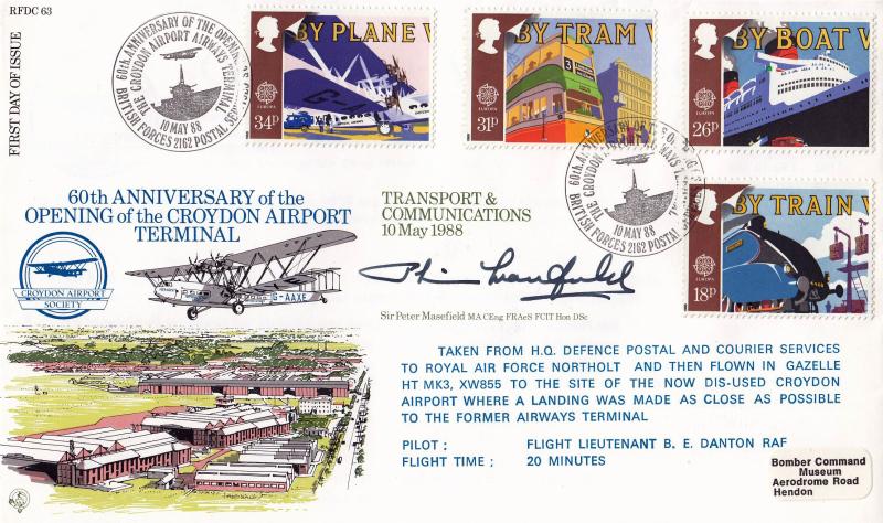 1988 (05) Transport - Forces RFDC 63 'Croydon Airport' Official
