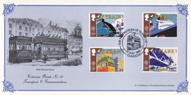 1988 (05) Transport - Bradbury Victorian Print 30 - Museum of Transport, Glasgow H/S