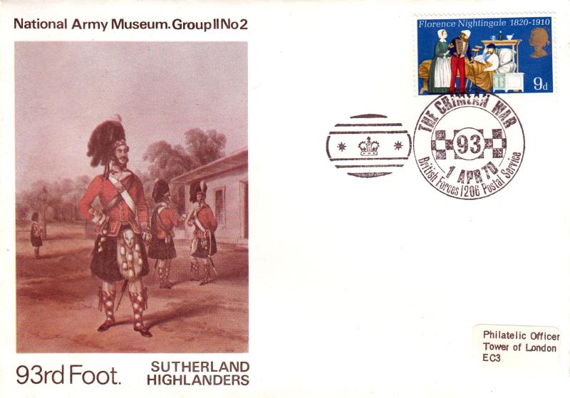1970 (04) Anniversaries - Forces (National Army Museum) Crimean War BF1206PS Official
