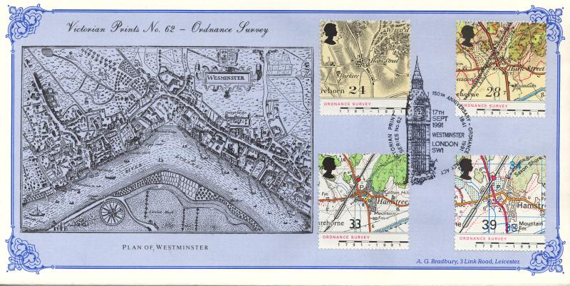 1991 (09) Maps - Bradbury Victorian Print 62 Official