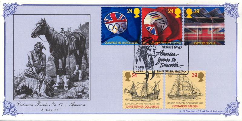 1992 (04) Europa - Bradbury Victorian Print 67 Official