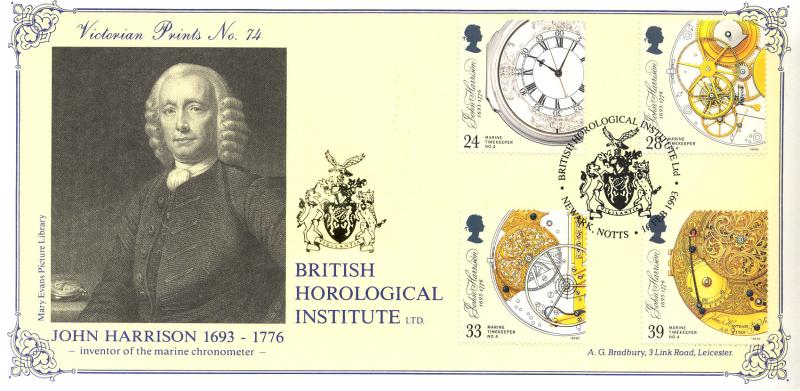1993 (02) Marine Timekeepers - Bradbury Victorian Print 74 Official