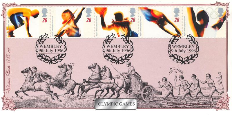 1996 (07) Olympics - Bradbury Victorian Print 104 Official