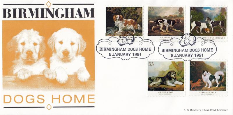 1991 (01) Dogs - Bradbury Birmingham Dogs Home Official